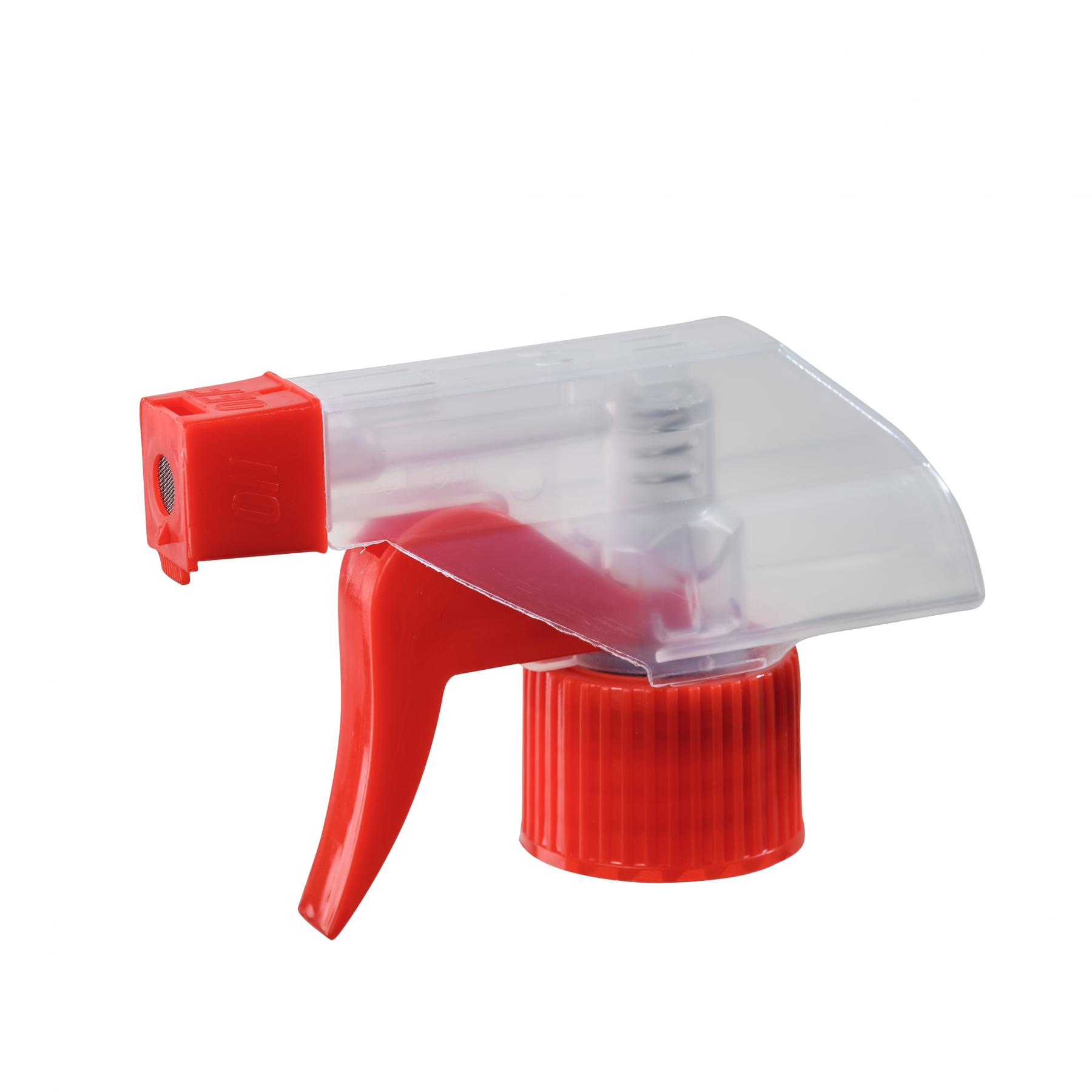 Tetik Püskürtücü | Köpük Yapıcı | Kırmızı Şeffaf - 500Adet