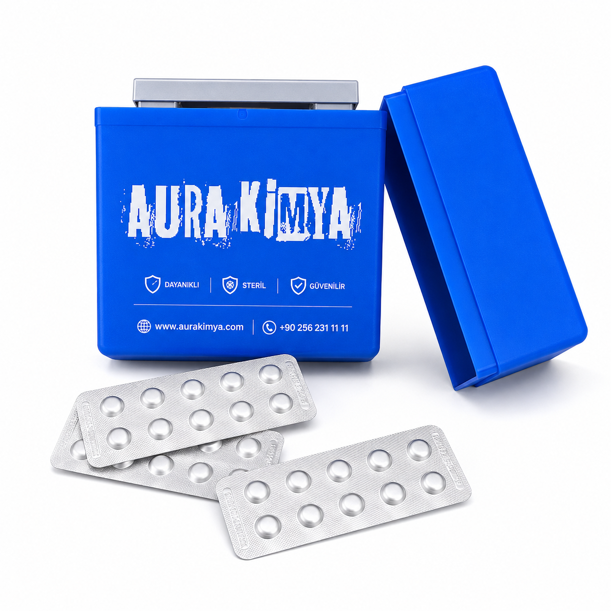 Aura Kimya Havuz Suyu Tabletli Test Kiti (Klor & pH Ölçüm Kiti)