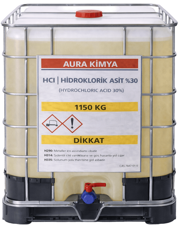 Hcl | Hidroklorik Asit %30 | - 1150 kg