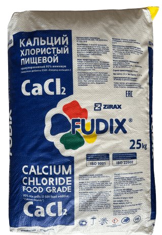 Fudix Kalsiyum klorür Gıda Tipi %95 - 25kg
