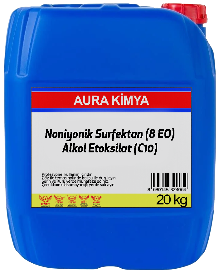 Noniyonik Surfektan (8EO) Alkol Etoksilat C10 - 20kg