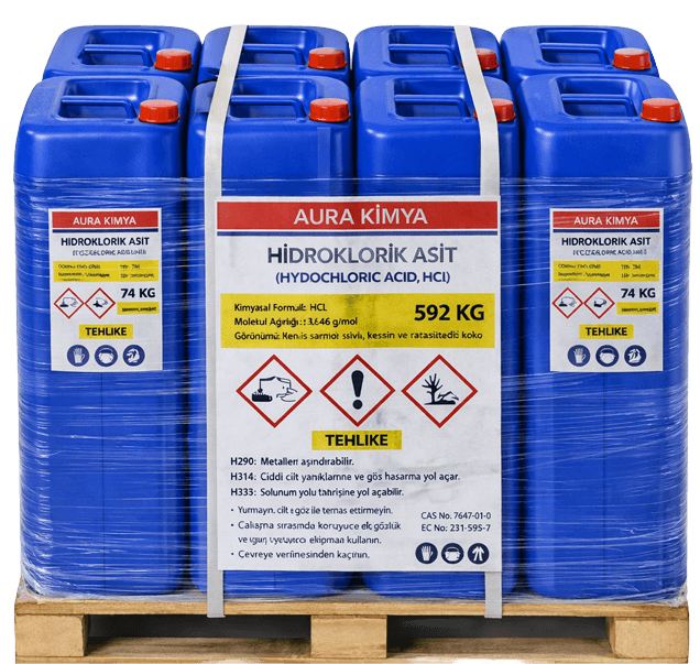 Hcl | Hidroklorik Asit | %30 - 592kg 